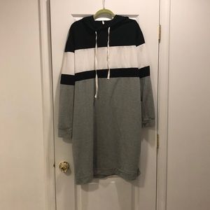 Plus sized sweatshirt dress